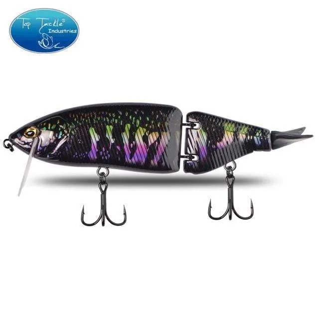 Angelköder, 1 Stück, 165 mm, 60 g, 17 Farben, mit Gelenk, Bass, Schwimmen, harter Köder, Hecht, leuchtend
