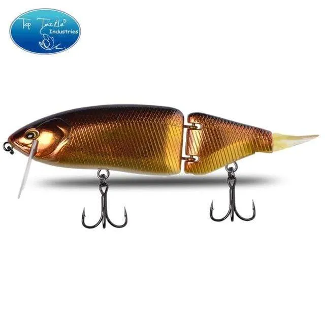 Angelköder, 1 Stück, 165 mm, 60 g, 17 Farben, mit Gelenk, Bass, Schwimmen, harter Köder, Hecht, leuchtend