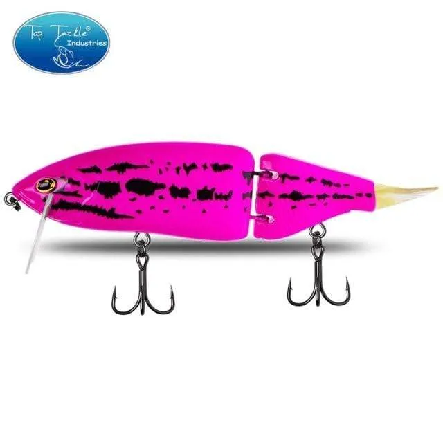 Angelköder, 1 Stück, 165 mm, 60 g, 17 Farben, mit Gelenk, Bass, Schwimmen, harter Köder, Hecht, leuchtend