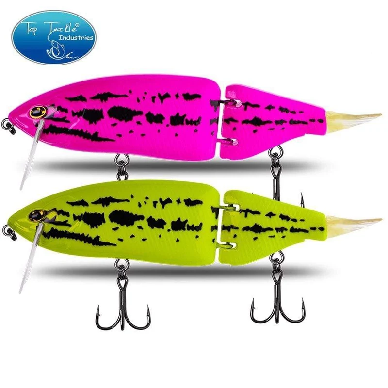 Angelköder, 1 Stück, 165 mm, 60 g, 17 Farben, mit Gelenk, Bass, Schwimmen, harter Köder, Hecht, leuchtend