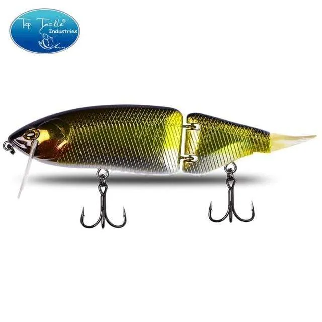 Angelköder, 1 Stück, 165 mm, 60 g, 17 Farben, mit Gelenk, Bass, Schwimmen, harter Köder, Hecht, leuchtend