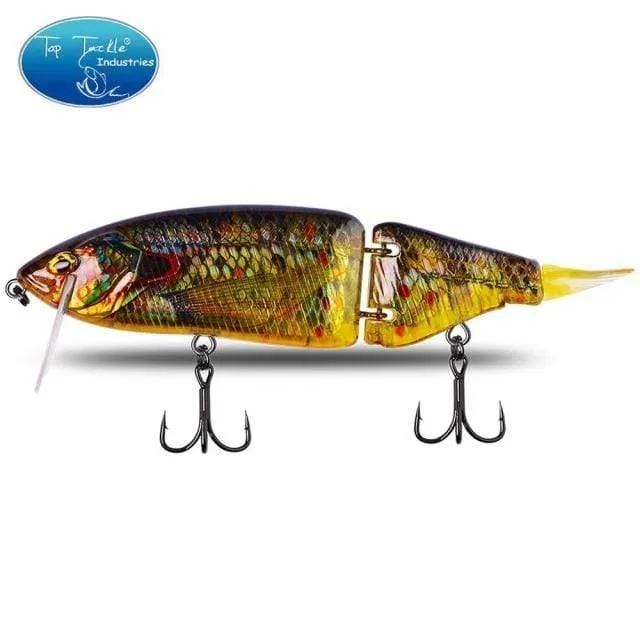 Angelköder, 1 Stück, 165 mm, 60 g, 17 Farben, mit Gelenk, Bass, Schwimmen, harter Köder, Hecht, leuchtend