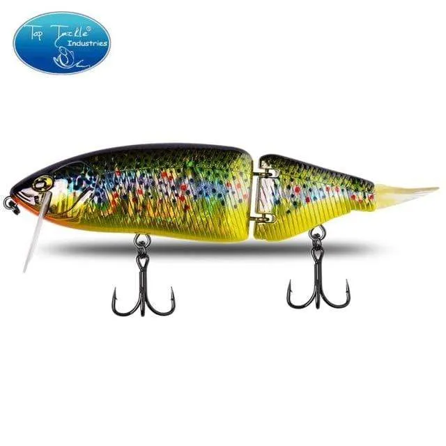 Angelköder, 1 Stück, 165 mm, 60 g, 17 Farben, mit Gelenk, Bass, Schwimmen, harter Köder, Hecht, leuchtend