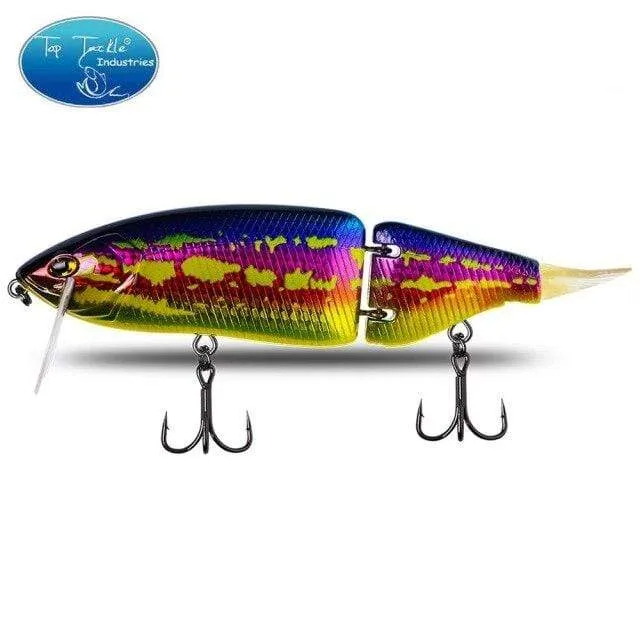 Angelköder, 1 Stück, 165 mm, 60 g, 17 Farben, mit Gelenk, Bass, Schwimmen, harter Köder, Hecht, leuchtend