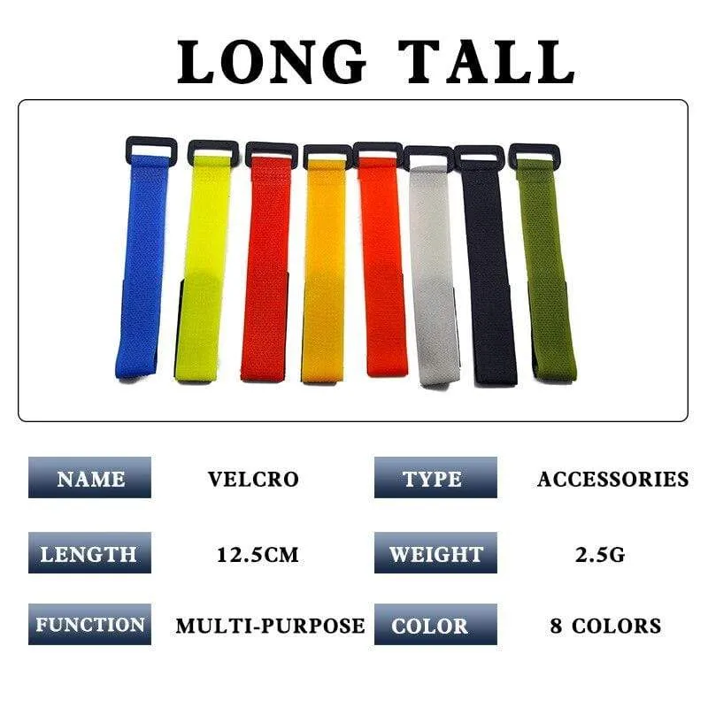5pc Angelrute Krawatte Halter Straps Gürtel Hosenträger Verschluss Haken Schleife Kabel Krawatten Gürtel Angelgerät Zubehör