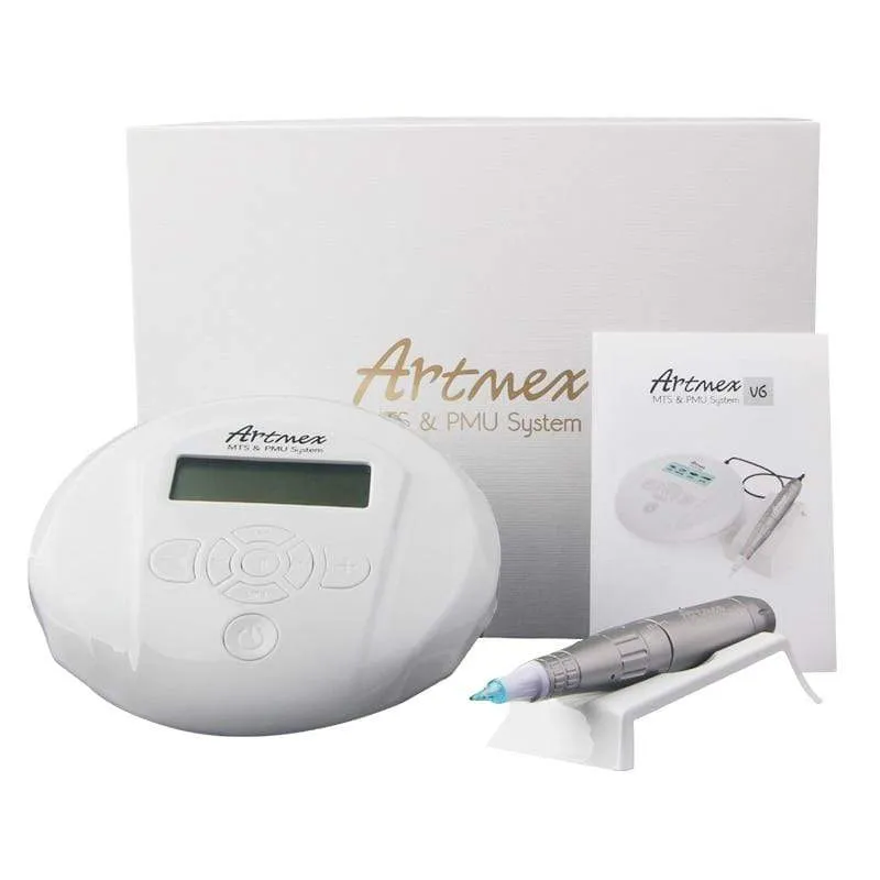 Digitale Artmex V6 Permanent Make-up Tattoo Maschine für Augenbrauen, Eyeliner, Lippen, feine Haarlinien, Mikropigmentierung, MTS PMU System