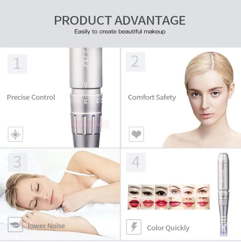 Digitale Artmex V6 Permanent Make-up Tattoo Maschine für Augenbrauen, Eyeliner, Lippen, feine Haarlinien, Mikropigmentierung, MTS PMU System