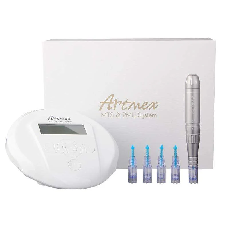 Digitale Artmex V6 Permanent Make-up Tattoo Maschine für Augenbrauen, Eyeliner, Lippen, feine Haarlinien, Mikropigmentierung, MTS PMU System