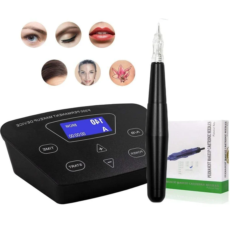 Permanent Make-up Rotary Tattoo Maschine Augenbrauen Tattoo Kits Professioneller Stift Für Augenbrauen Eyeliner Lip Tattoo Set
