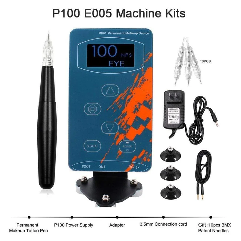 Permanent Make-up Rotary Tattoo Maschine Augenbrauen Tattoo Kits Professioneller Stift Für Augenbrauen Eyeliner Lip Tattoo Set