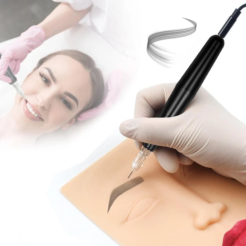 Permanent Make-up Rotary Tattoo Maschine Augenbrauen Tattoo Kits Professioneller Stift Für Augenbrauen Eyeliner Lip Tattoo Set