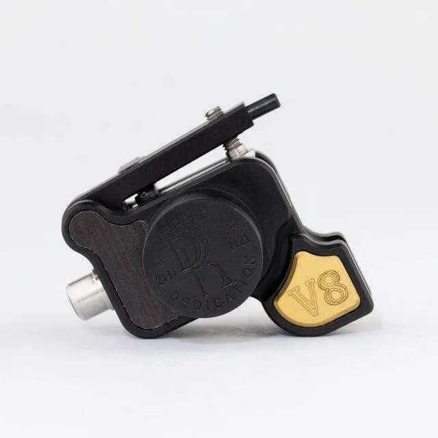 DK V8 Rotary Tattoo Machine Japan Coreless Motor Rotary Tattoo Machine Gun Liner Shader Grau & Schwarz