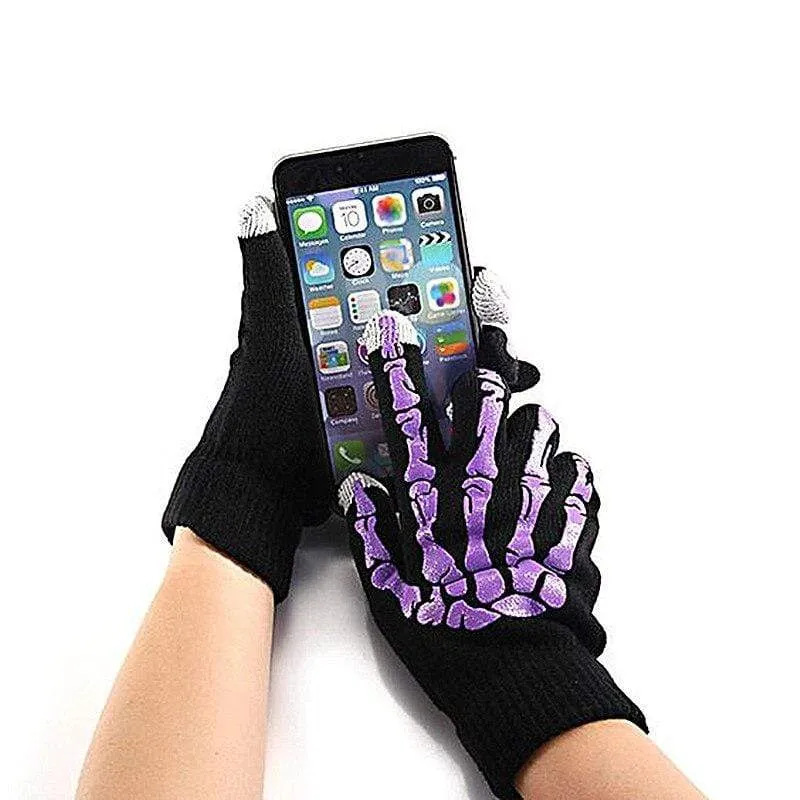 Herren-Skeleton-Touchscreen-kompatible Handschuhe