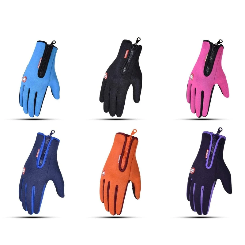 Thermische Skihandschuhe Männer Frauen Winter Skifahren Fleece wasserdicht Snowboard Handschuhe Touchscreen Schnee Motorrad warme Fäustlinge