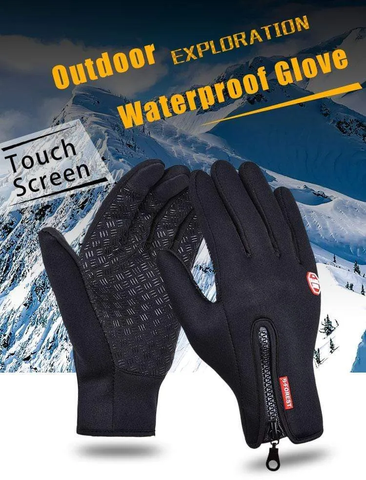 Thermische Skihandschuhe Männer Frauen Winter Skifahren Fleece wasserdicht Snowboard Handschuhe Touchscreen Schnee Motorrad warme Fäustlinge