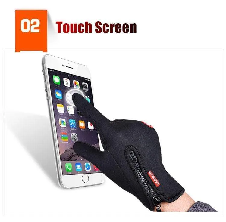 Thermische Skihandschuhe Männer Frauen Winter Skifahren Fleece wasserdicht Snowboard Handschuhe Touchscreen Schnee Motorrad warme Fäustlinge