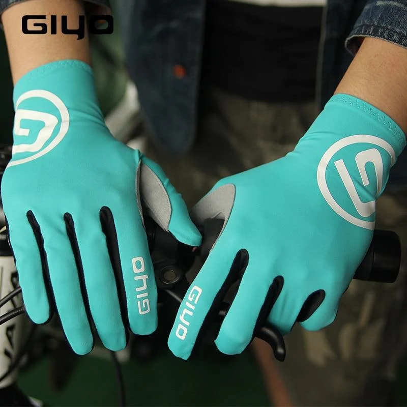 Touchscreen Lange Vollfinger Gel Sport Fahrradhandschuhe Damen Herren Fahrradhandschuhe MTB Rennrad Reiten Rennhandschuhe