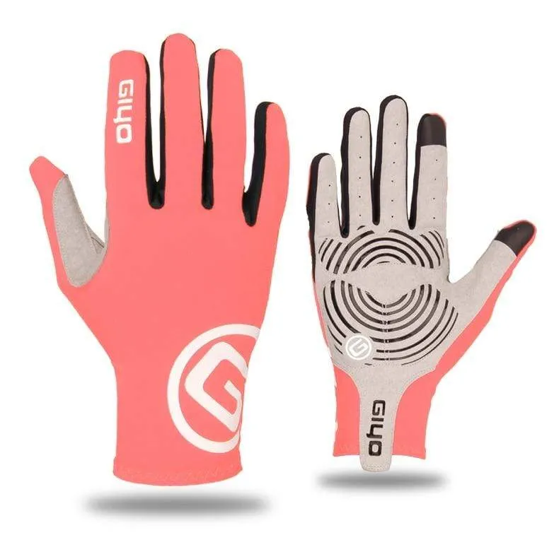 Touchscreen Lange Vollfinger Gel Sport Fahrradhandschuhe Damen Herren Fahrradhandschuhe MTB Rennrad Reiten Rennhandschuhe