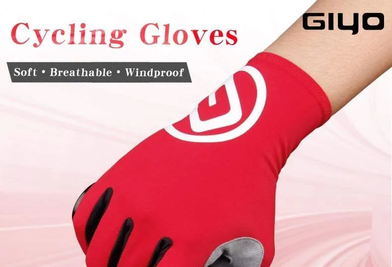 Touchscreen Lange Vollfinger Gel Sport Fahrradhandschuhe Damen Herren Fahrradhandschuhe MTB Rennrad Reiten Rennhandschuhe