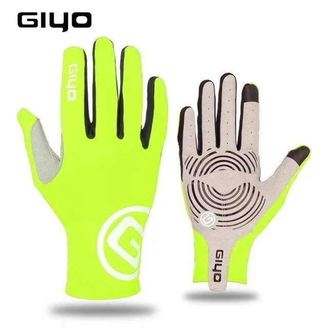 Touchscreen Lange Vollfinger Gel Sport Fahrradhandschuhe Damen Herren Fahrradhandschuhe MTB Rennrad Reiten Rennhandschuhe
