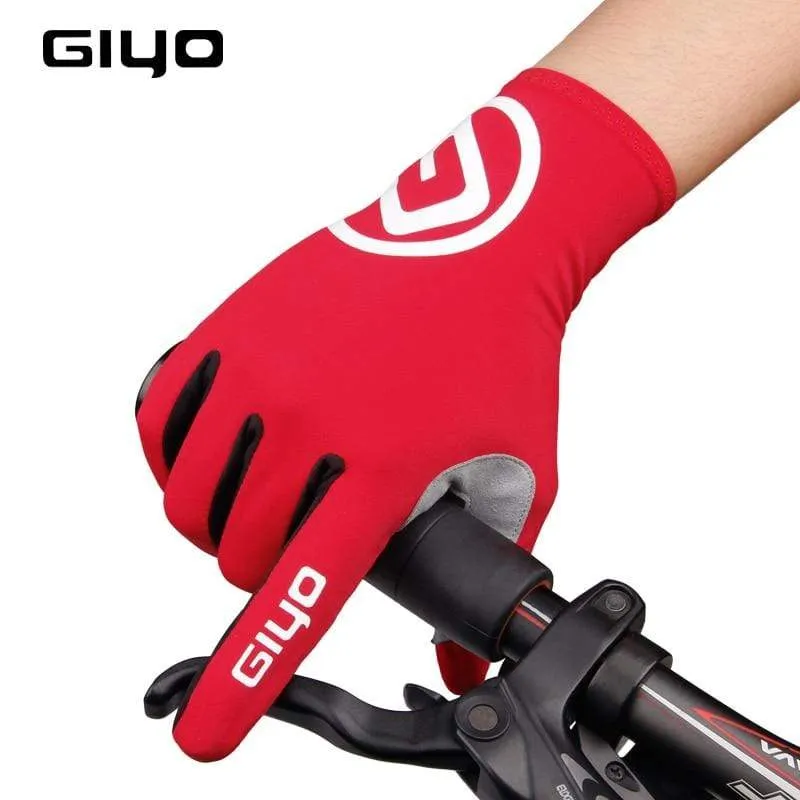 Touchscreen Lange Vollfinger Gel Sport Fahrradhandschuhe Damen Herren Fahrradhandschuhe MTB Rennrad Reiten Rennhandschuhe