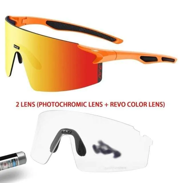 3 Linsen UV400 Fahrradsonnenbrille TR90 Sport Fahrradbrille MTB Mountainbike Angeln Wandern Reitbrille für Männer Frauen