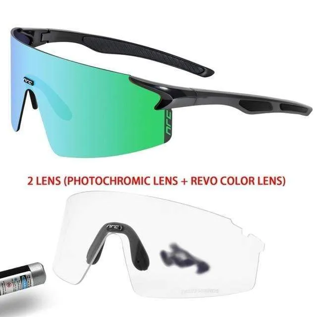 3 Linsen UV400 Fahrradsonnenbrille TR90 Sport Fahrradbrille MTB Mountainbike Angeln Wandern Reitbrille für Männer Frauen