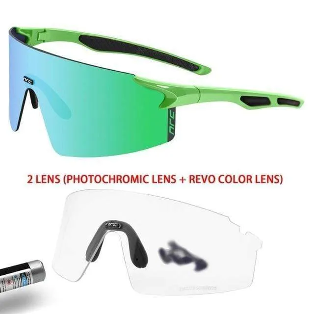 3 Linsen UV400 Fahrradsonnenbrille TR90 Sport Fahrradbrille MTB Mountainbike Angeln Wandern Reitbrille für Männer Frauen