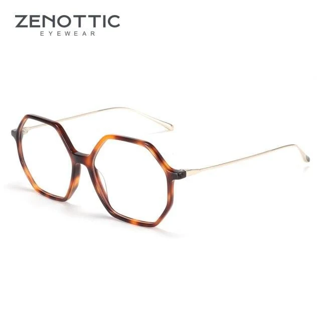 Anti-Blaulicht-Schutzbrille für Damen, Übergröße, sechseckig, Computer-Gaming-Brille, Männer, Strahlenschutzbrille