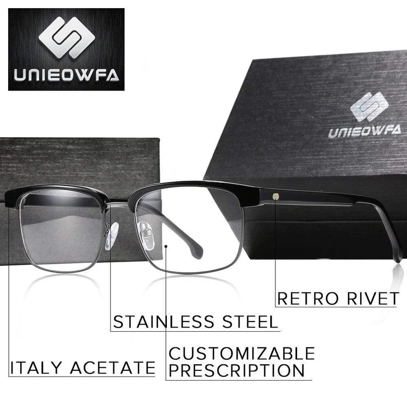 Europa High end Italien Acetat Optische Brillen Rahmen Retro Optische Brillen Rahmen Männer Myopie Klare Brillen Rahmen