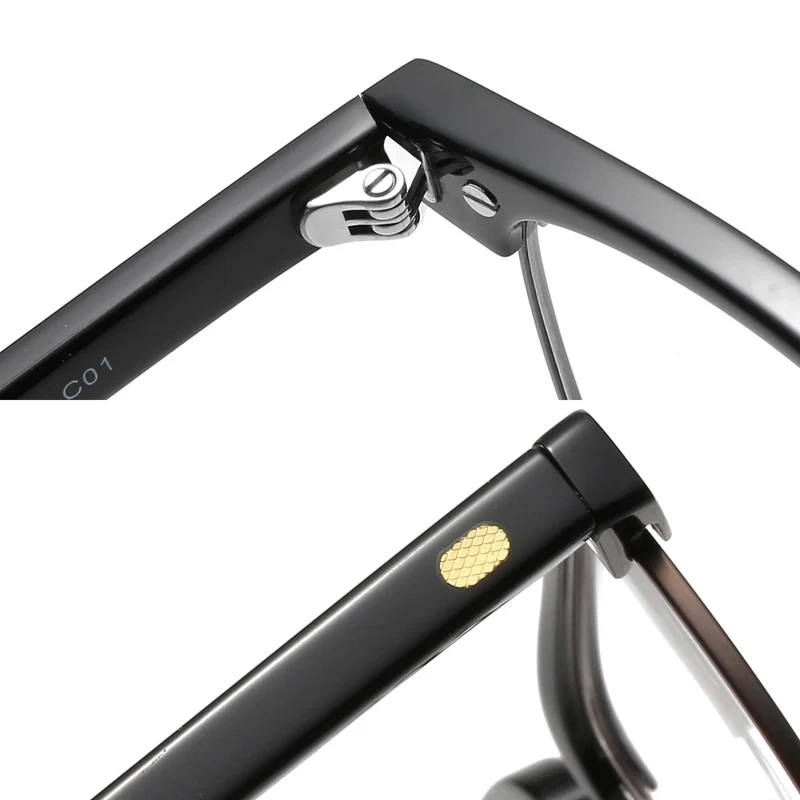 Europa High end Italien Acetat Optische Brillen Rahmen Retro Optische Brillen Rahmen Männer Myopie Klare Brillen Rahmen