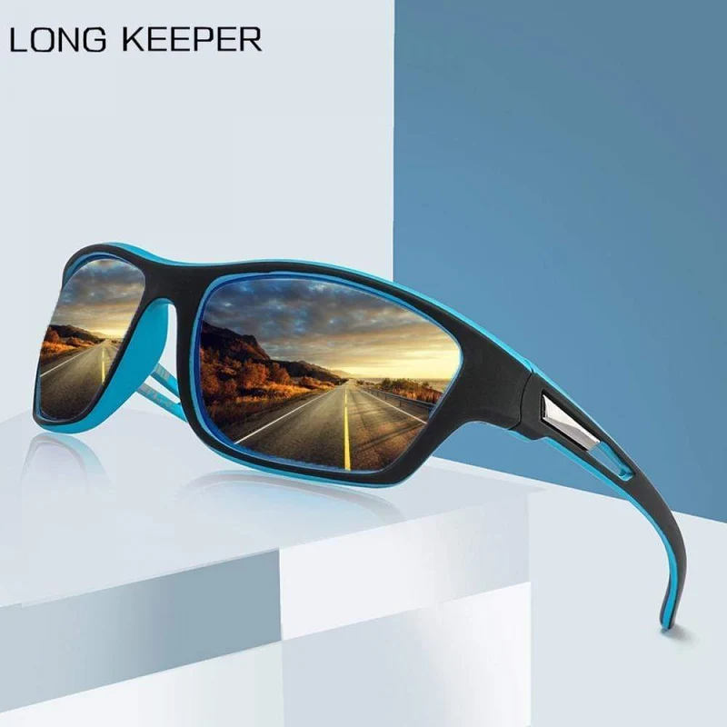 Sonnenbrillen für Männer Polarisierte Sonnenbrillen 2021 Marke Autofahren Anti-Glare Sonnenbrillen Männlich Schwarz Sport Angelbrille UV400