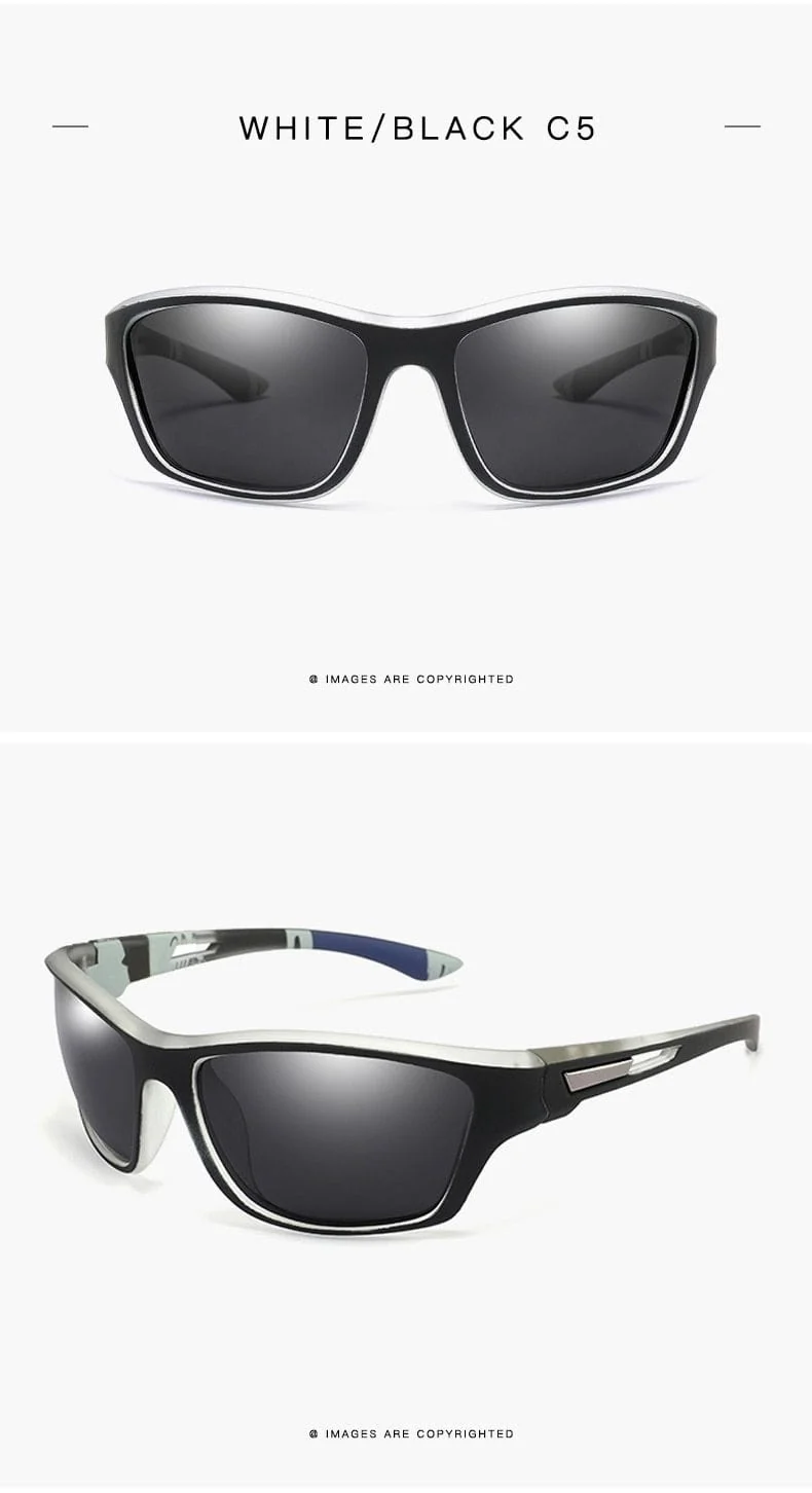 Sonnenbrillen für Männer Polarisierte Sonnenbrillen 2021 Marke Autofahren Anti-Glare Sonnenbrillen Männlich Schwarz Sport Angelbrille UV400