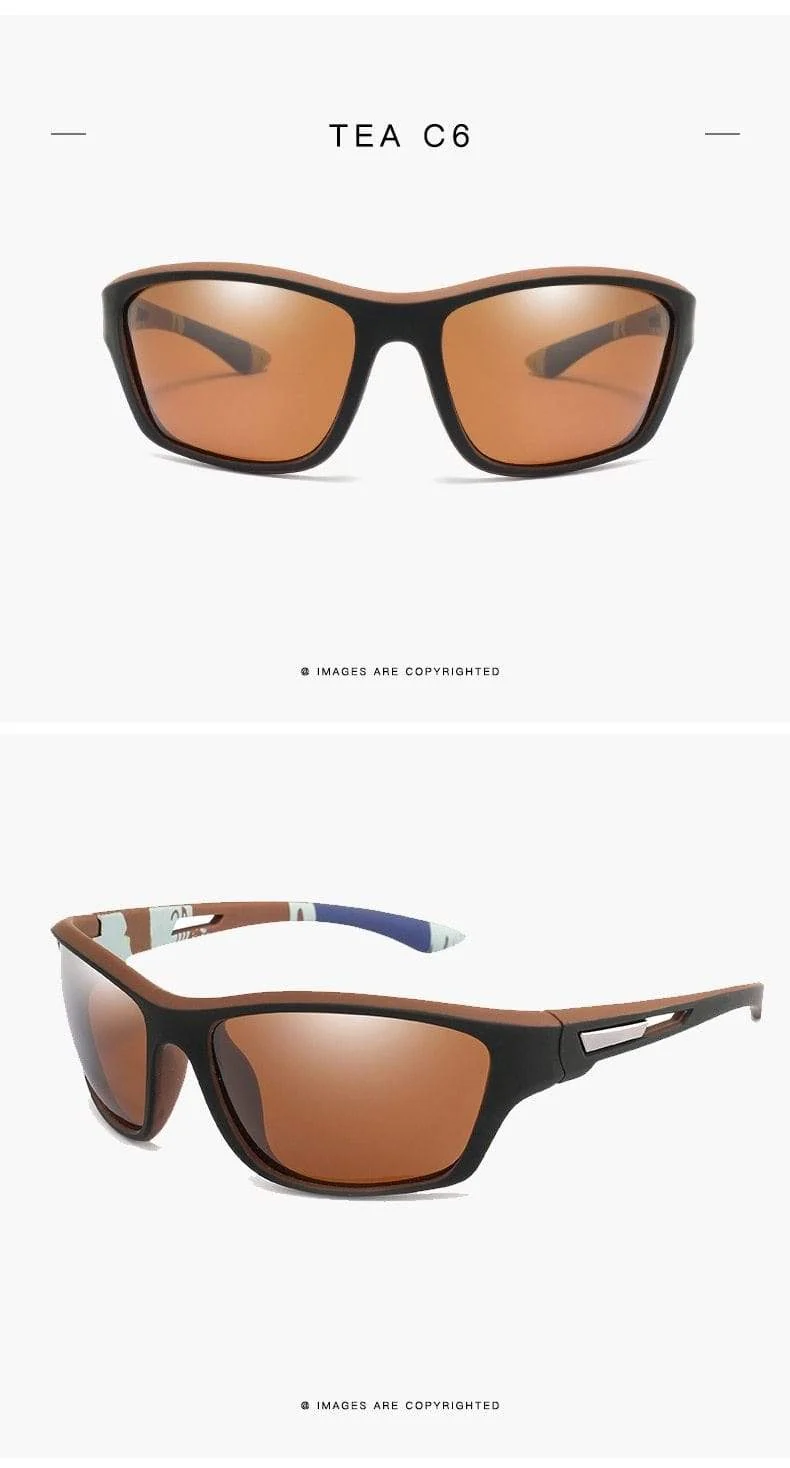 Sonnenbrillen für Männer Polarisierte Sonnenbrillen 2021 Marke Autofahren Anti-Glare Sonnenbrillen Männlich Schwarz Sport Angelbrille UV400