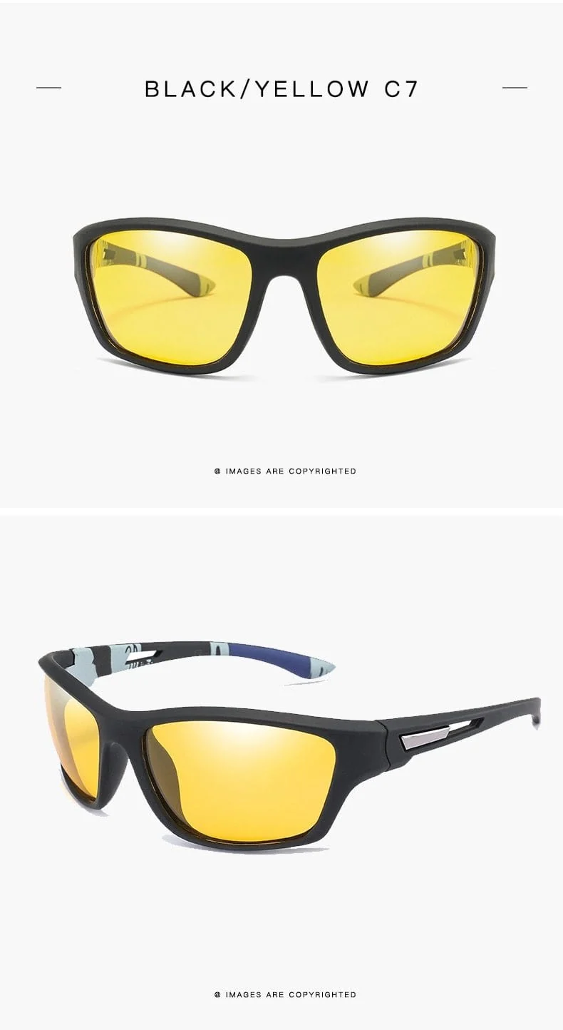 Sonnenbrillen für Männer Polarisierte Sonnenbrillen 2021 Marke Autofahren Anti-Glare Sonnenbrillen Männlich Schwarz Sport Angelbrille UV400