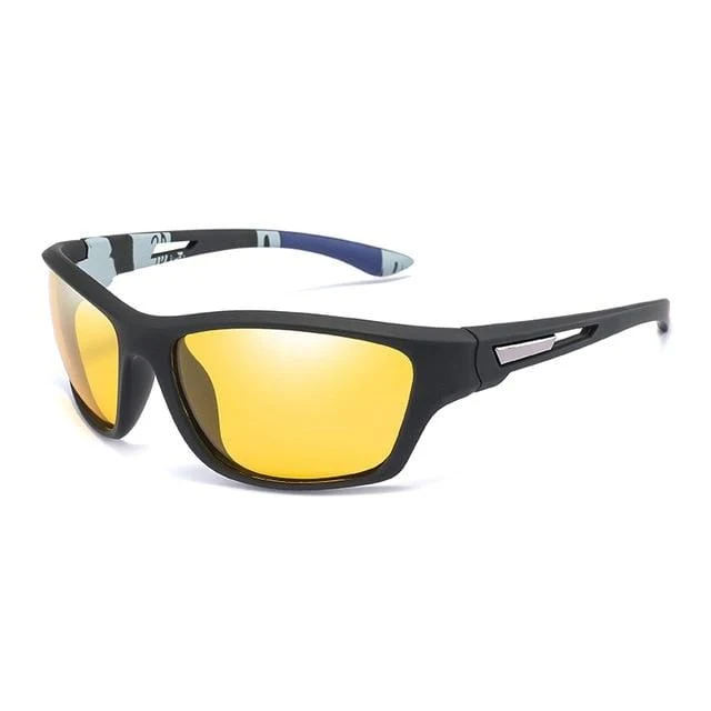 Sonnenbrillen für Männer Polarisierte Sonnenbrillen 2021 Marke Autofahren Anti-Glare Sonnenbrillen Männlich Schwarz Sport Angelbrille UV400
