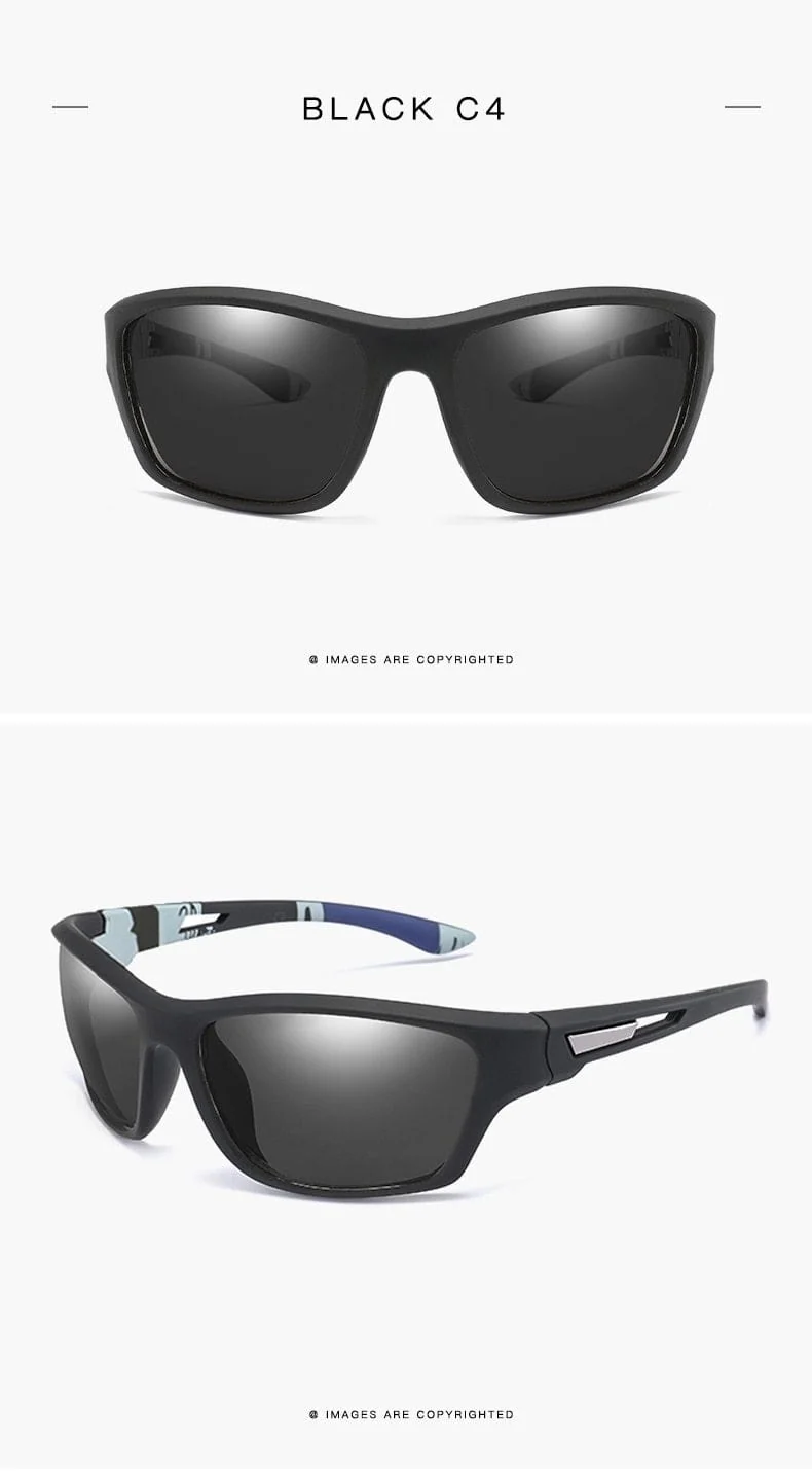 Sonnenbrillen für Männer Polarisierte Sonnenbrillen 2021 Marke Autofahren Anti-Glare Sonnenbrillen Männlich Schwarz Sport Angelbrille UV400