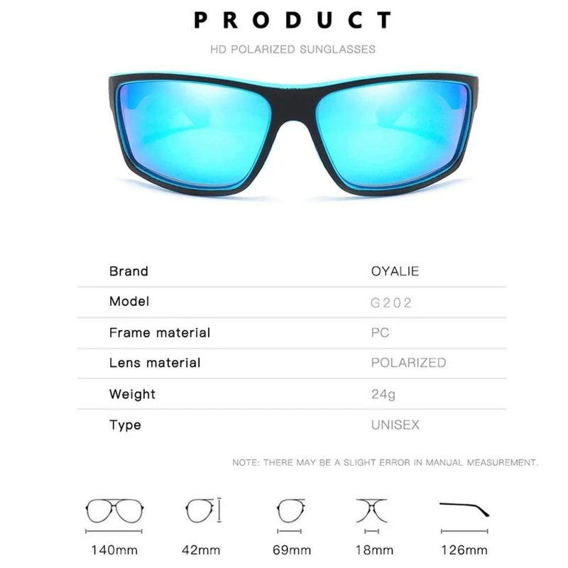 Sonnenbrillen für Männer Polarisierte Sonnenbrillen 2021 Marke Autofahren Anti-Glare Sonnenbrillen Männlich Schwarz Sport Angelbrille UV400