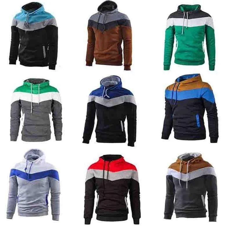 Herren Casual Fashion Sweatshirts Reine Pullover Hoodie Langarm Sweatershirt Tops Mit Kapuze Streetwear Sweatshirts DROP SHIPPING