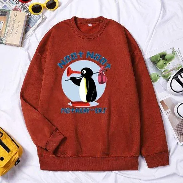 Mother Runaway Herren Marke Hoodies Sweatshirt Herbst Winter Crewneck Rundhals Pullover Streetwear Trainingsanzug