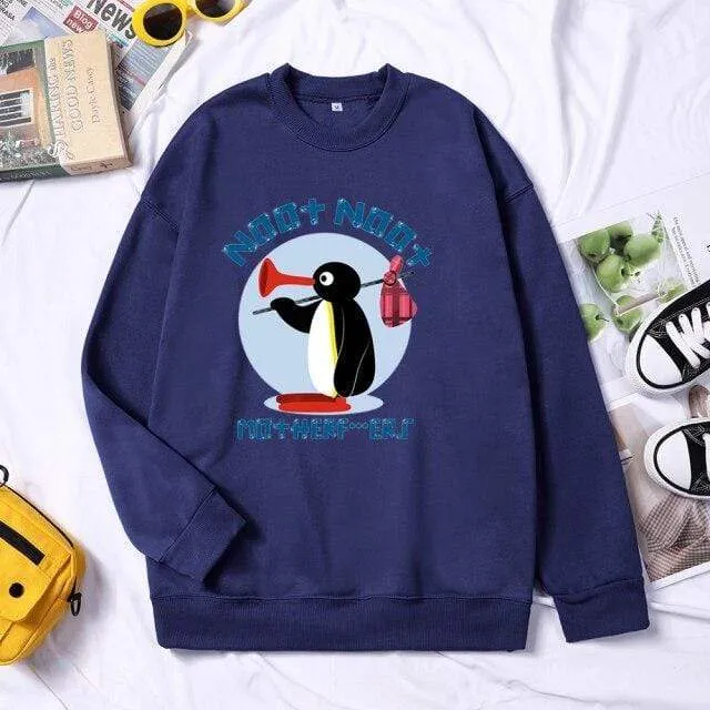 Mother Runaway Herren Marke Hoodies Sweatshirt Herbst Winter Crewneck Rundhals Pullover Streetwear Trainingsanzug