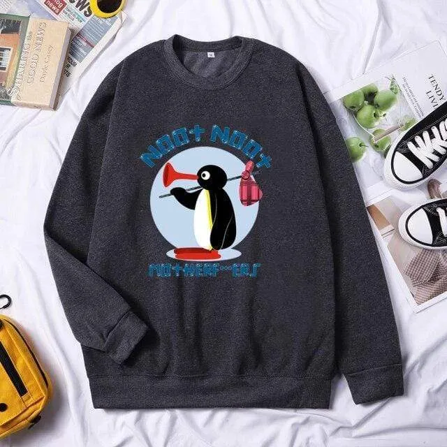 Mother Runaway Herren Marke Hoodies Sweatshirt Herbst Winter Crewneck Rundhals Pullover Streetwear Trainingsanzug