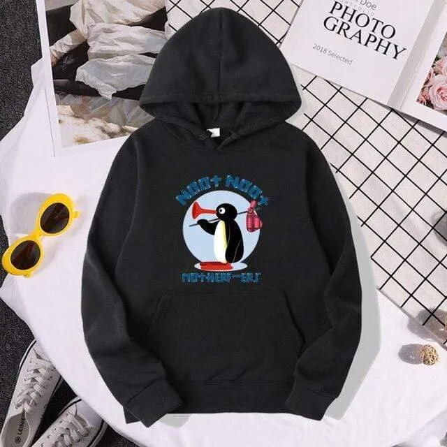 Mother Runaway Herren Marke Hoodies Sweatshirt Herbst Winter Crewneck Rundhals Pullover Streetwear Trainingsanzug