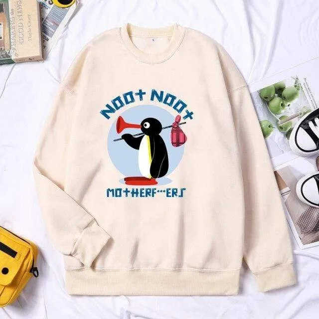 Mother Runaway Herren Marke Hoodies Sweatshirt Herbst Winter Crewneck Rundhals Pullover Streetwear Trainingsanzug