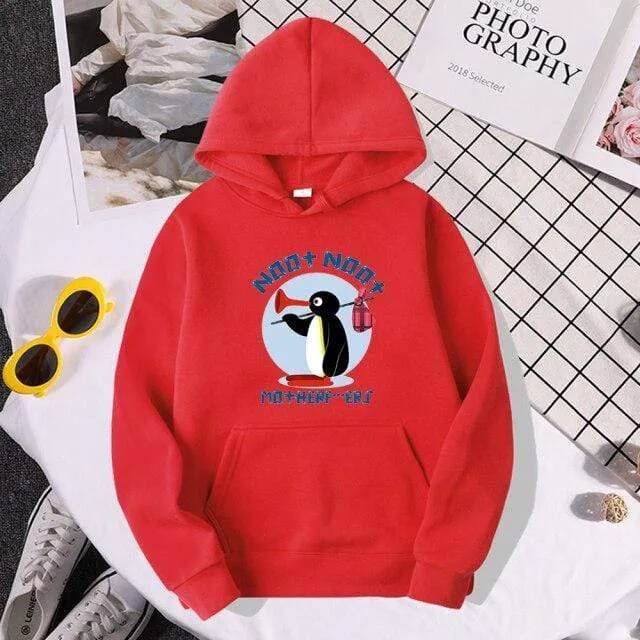 Mother Runaway Herren Marke Hoodies Sweatshirt Herbst Winter Crewneck Rundhals Pullover Streetwear Trainingsanzug
