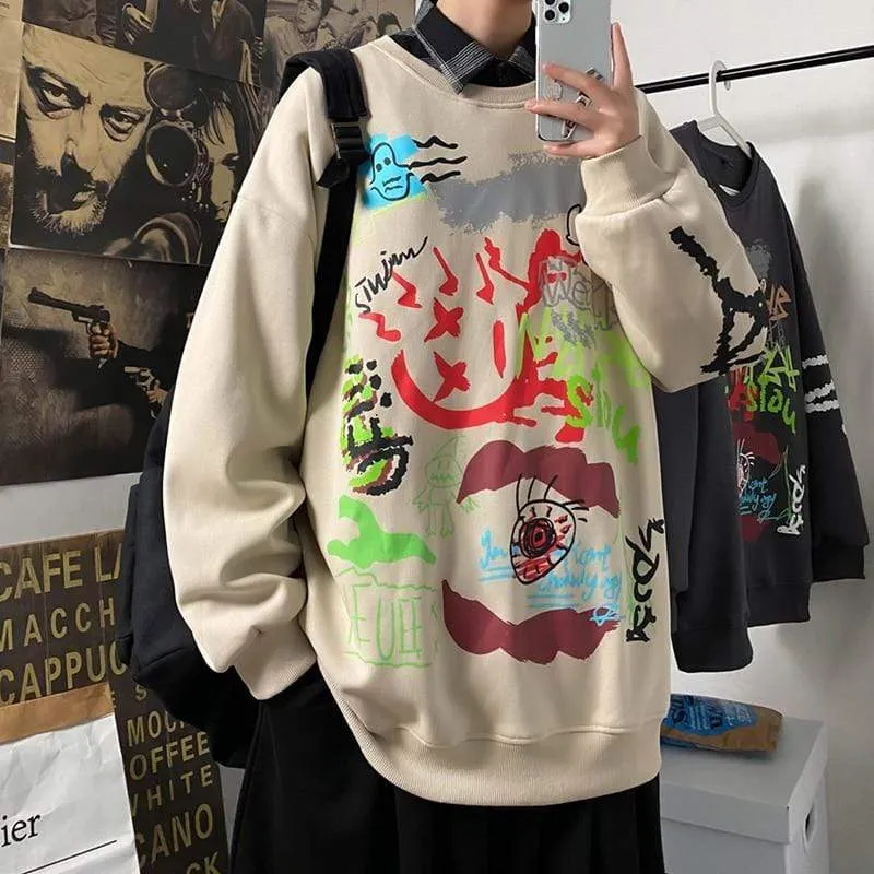 Hoodie Sweatshirt Herren Hip Hop Pullover Hoodies Streetwear Casual Fashion Kleidung Colorblock Hoodie Baumwolle