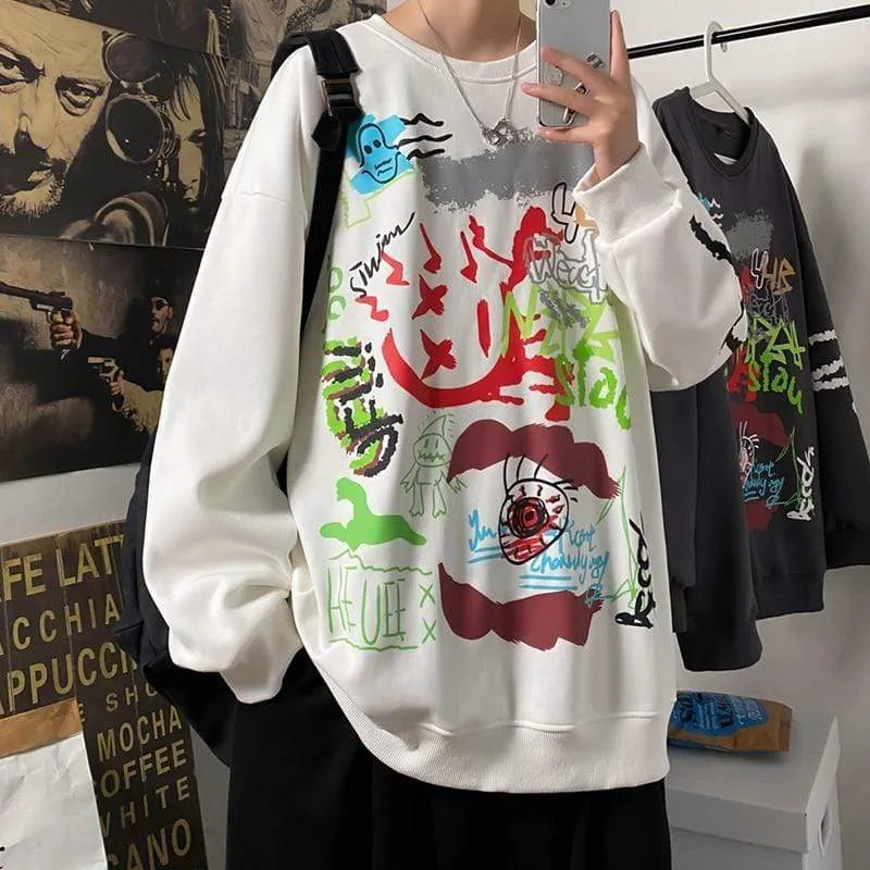 Hoodie Sweatshirt Herren Hip Hop Pullover Hoodies Streetwear Casual Fashion Kleidung Colorblock Hoodie Baumwolle