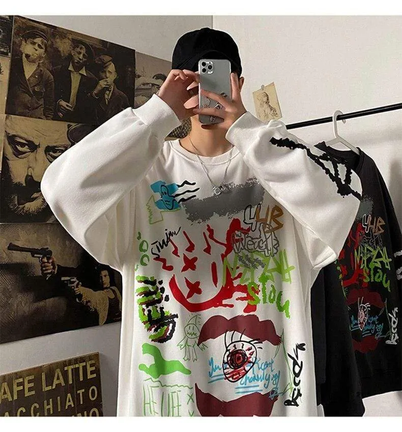 Hoodie Sweatshirt Herren Hip Hop Pullover Hoodies Streetwear Casual Fashion Kleidung Colorblock Hoodie Baumwolle