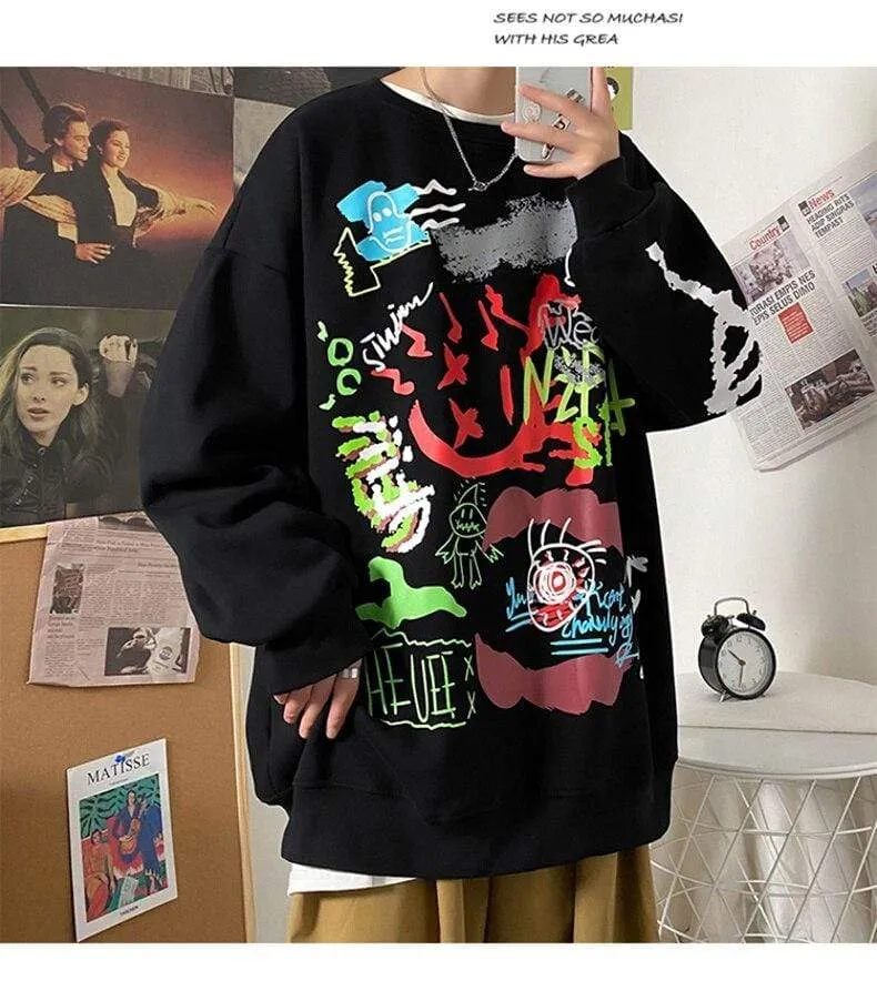 Hoodie Sweatshirt Herren Hip Hop Pullover Hoodies Streetwear Casual Fashion Kleidung Colorblock Hoodie Baumwolle