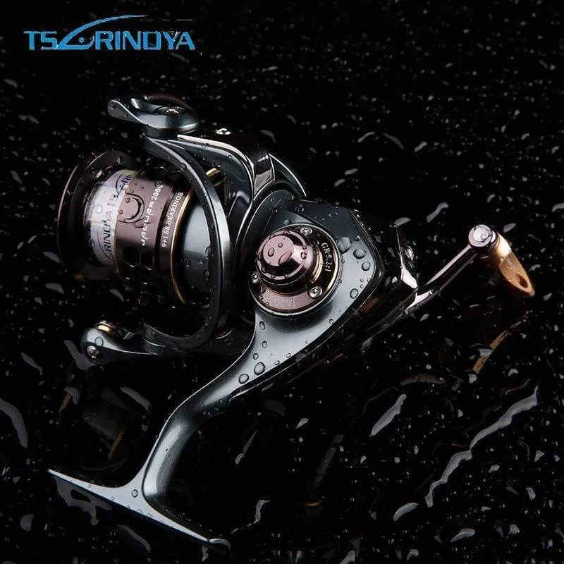 Jaguar 1000 2000 3000 9 + 1BB Angeln Spinning Reel Karpfen Salzwasser Angeln Reel Spinning Metall Griff 2 Spool Rollen Spule